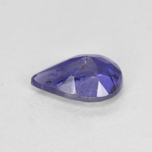 0.51克拉天然堇青石，梨形，6.9×4.8毫米，VS-SI