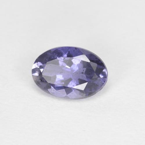 0.38克拉天然堇青石，椭圆形切割，5.9×4毫米，VS-SI