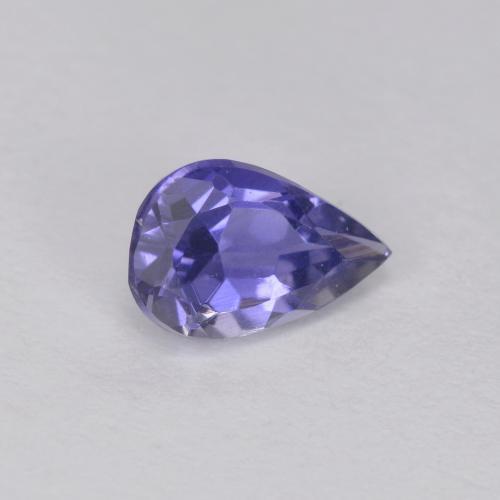 0.34克拉天然堇青石，梨形，5.9×3.8毫米，VVS-VS