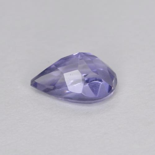 0.34克拉天然堇青石，梨形，5.9×3.8毫米，VVS-VS