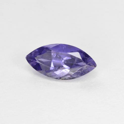 0.56克拉天然堇青石，马眼形，7.9×3.9毫米，SI