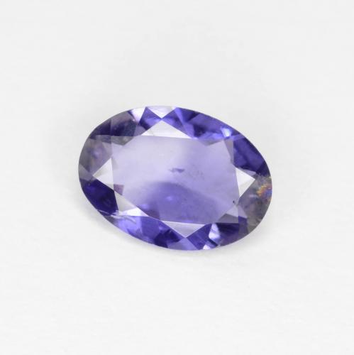 0.48克拉天然堇青石，椭圆形切割，6.9×4.9毫米，SI