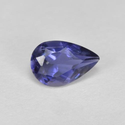0.37克拉天然堇青石，梨形，5.9×4毫米，VS