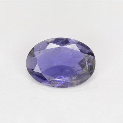 0.44克拉天然紫罗兰色堇青石，椭圆形切割，6.8×4.9毫米，VS-SI