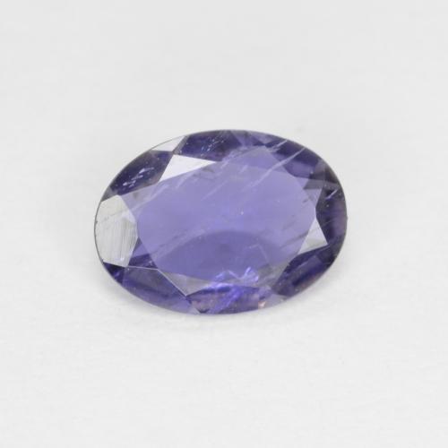 0.44克拉天然紫罗兰色堇青石，椭圆形切割，6.8×4.9毫米，VS-SI