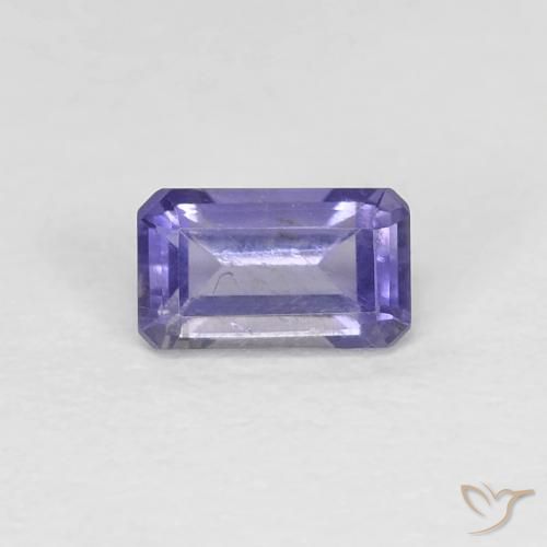 0.29ct 天然 深蓝紫色 堇青石, 祖母绿式切割, VS