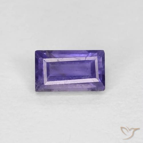 0.30ct 天然 中紫 堇青石, 狭长方形, VS