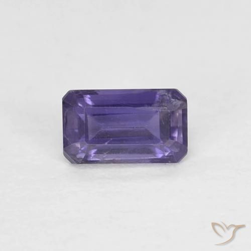 0.31ct 天然 茄子紫 堇青石, 祖母绿式切割, VS