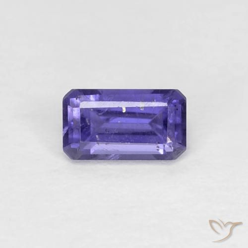 0.29ct 天然 深紫色 堇青石, 祖母绿式切割, VS
