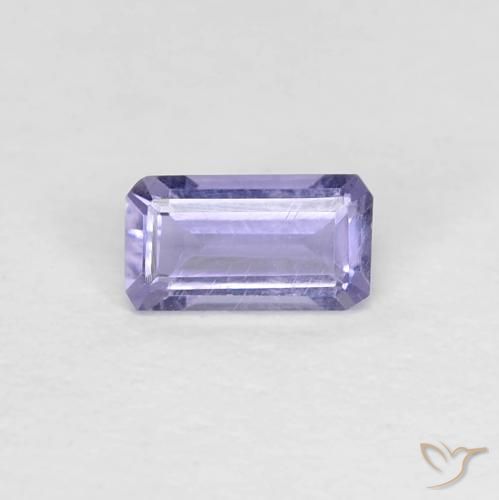 0.21ct 天然 Medium Light-Violet 堇青石, 祖母绿式切割, VS