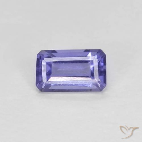 0.29ct 天然 深紫色 堇青石, 祖母绿式切割, VVS-VS