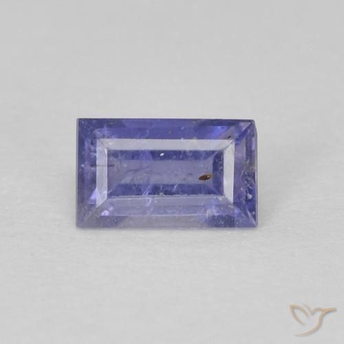 0.30ct 天然 中紫 堇青石, 狭长方形, VS-SI