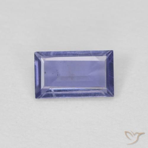 0.20ct 天然 皇家紫罗兰 堇青石, 狭长方形, VS