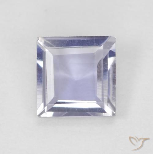 0.28ct 天然 Medium Light-Violet 堇青石, 正方形, VVS