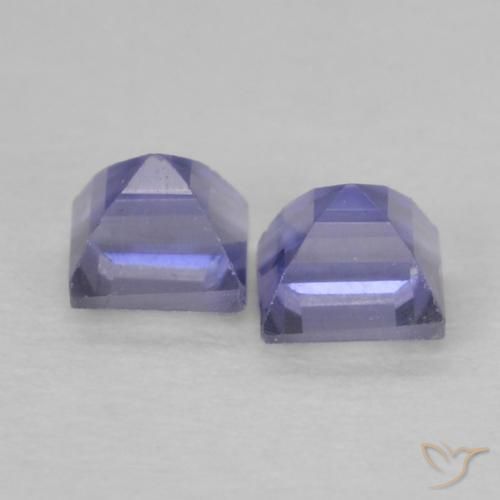 0.22克拉天然堇青石，正方形，VVS-VS