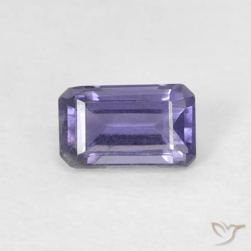 0.29ct 天然 银蓝色 堇青石, 祖母绿式切割, VS