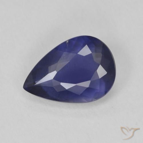 1.81ct 天然 深蓝色 堇青石, 梨形, VS