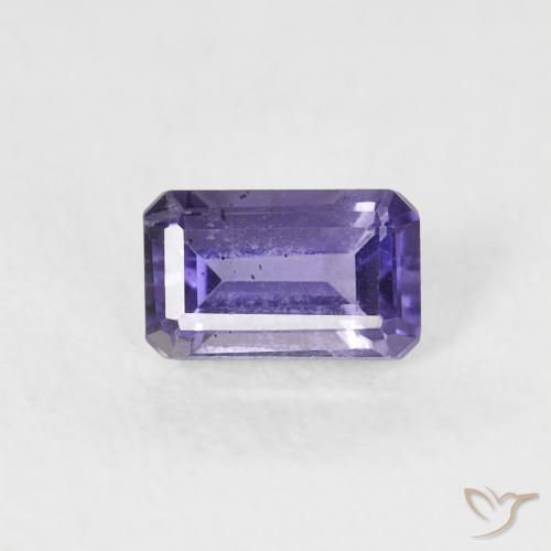 0.31ct 天然 中紫 堇青石, 祖母绿式切割, VS-SI