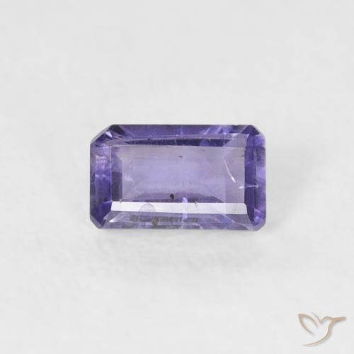 0.24ct 天然 中紫 堇青石, 祖母绿式切割, VS-SI
