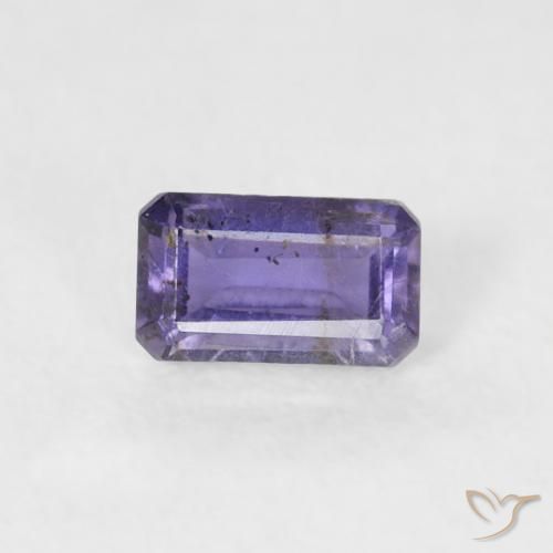 0.27ct 天然 中紫 堇青石, 祖母绿式切割, SI