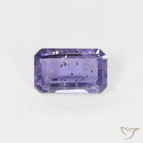 0.26ct 天然 中紫 堇青石, 祖母绿式切割, VS-SI
