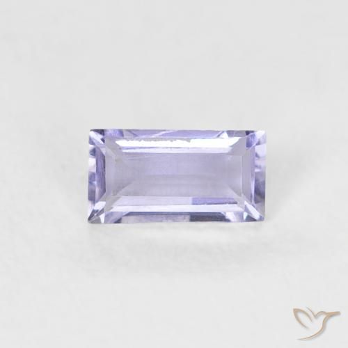 0.19ct 天然 粉紫罗兰色 堇青石, 狭长方形, VS