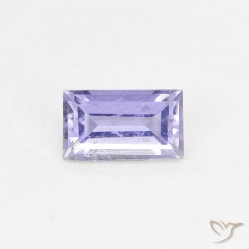 0.27ct 天然 粉紫罗兰色 堇青石, 狭长方形, VS