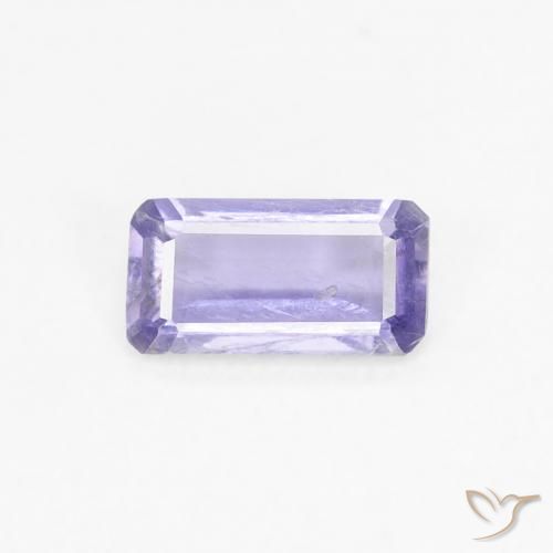 0.28ct 天然 Medium Light-Violet 堇青石, 祖母绿式切割, VS-SI