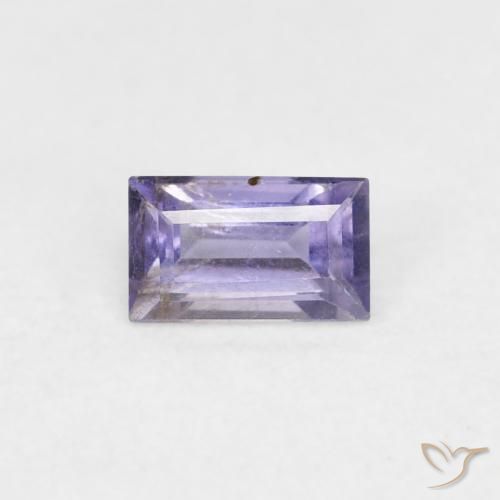 0.29ct 天然 深蓝紫色 堇青石, 狭长方形, VS