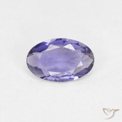 0.27ct 天然 中等浅紫色 堇青石, 椭圆形, VS