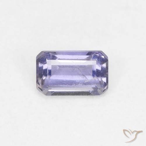 0.32ct 天然 Medium Light-Violet 堇青石, 祖母绿式切割, VS-SI
