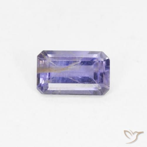 0.27ct 天然 银蓝色 堇青石, 祖母绿式切割, VS-SI