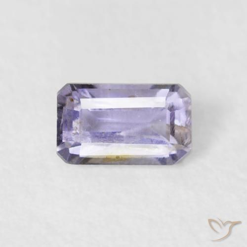 0.29ct 天然 Medium Light-Violet 堇青石, 祖母绿式切割, VS-SI