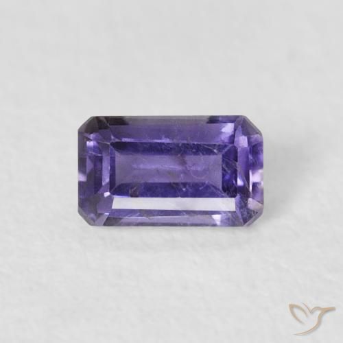 0.29ct 天然 深紫罗兰色 堇青石, 祖母绿式切割, VS