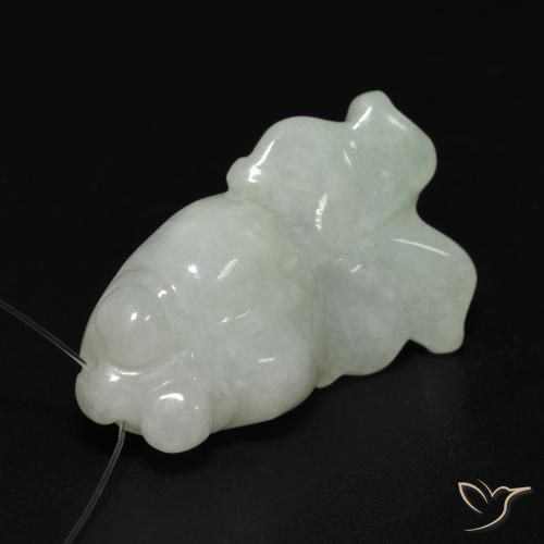 20.53克拉天然玉，花式切割，半透明