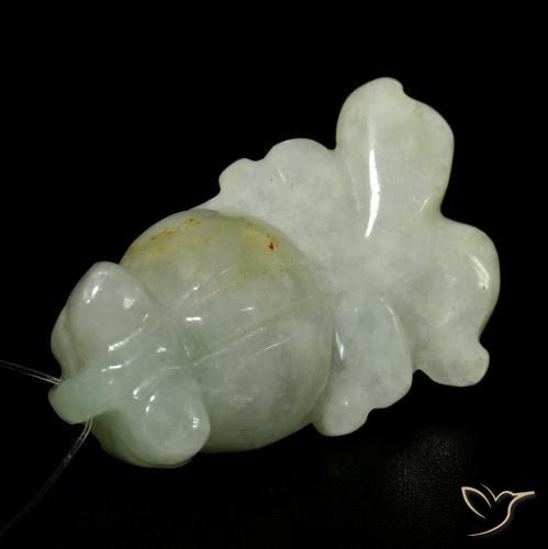27.41克拉天然玉，花式切割，半透明