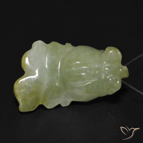 21.61克拉天然玉，花式切割，半透明