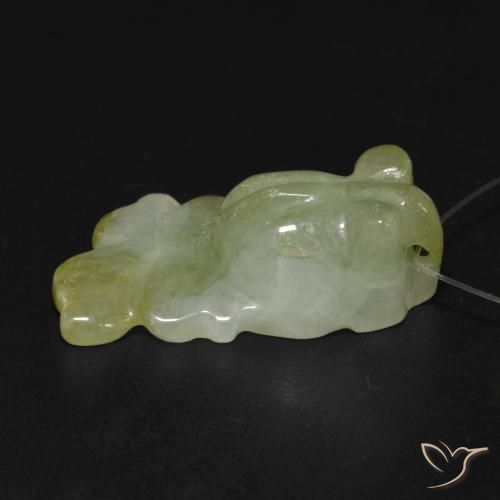21.61克拉天然玉，花式切割，半透明