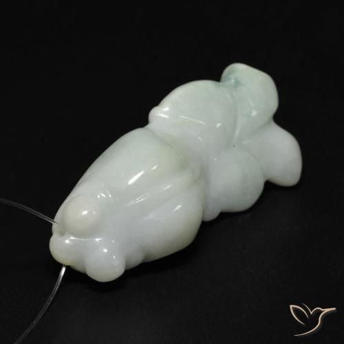 25.77克拉天然玉，花式切割，半透明