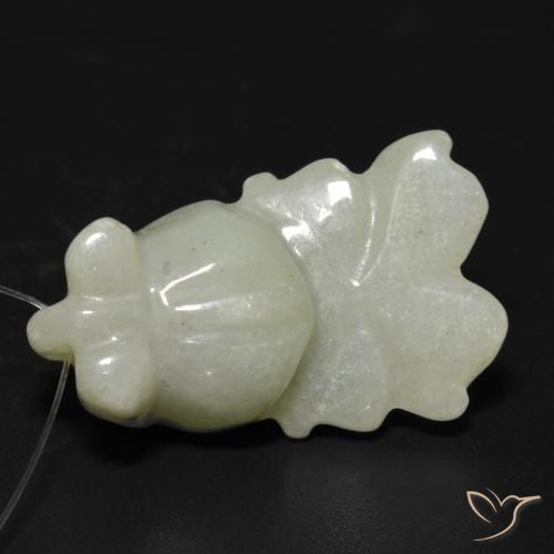 21.36克拉天然玉，花式切割，半透明