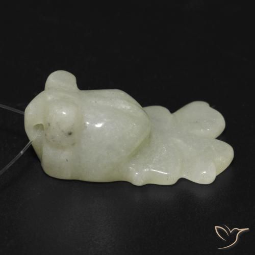 21.36克拉天然玉，花式切割，半透明