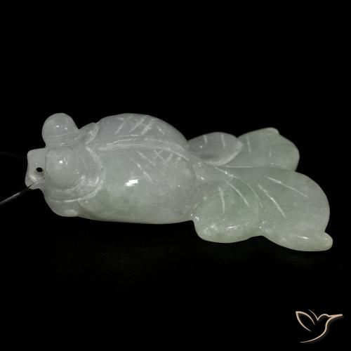 49.39克拉天然玉，花式切割，半透明