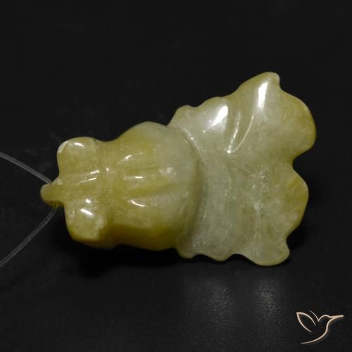 17.32ct 天然 浅绿色 玉, 花式切割, 半透明