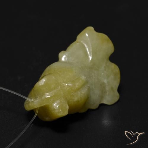 17.32克拉天然玉，花式切割，半透明
