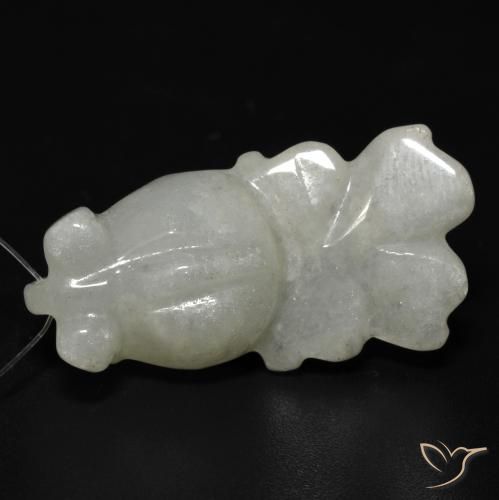 29.36ct 天然 中绿色 玉, 花式切割, 半透明