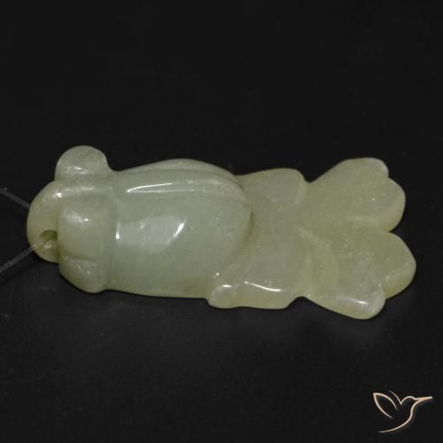 24.98克拉天然玉，花式切割，半透明
