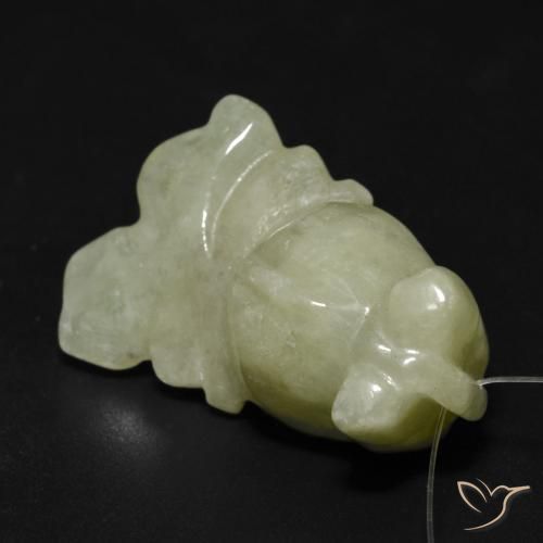 37.99克拉天然玉，花式切割，半透明