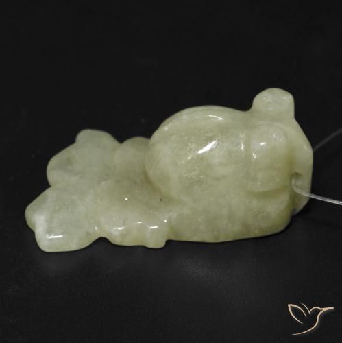 37.99克拉天然玉，花式切割，半透明