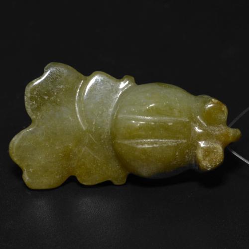 27.81克拉天然玉，异形，半透明