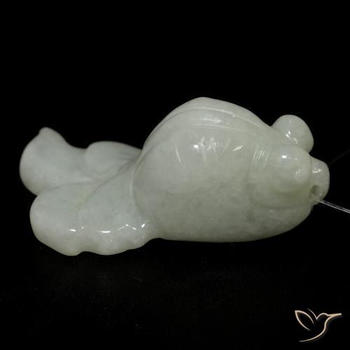 43.55克拉天然玉，花式切割，半透明